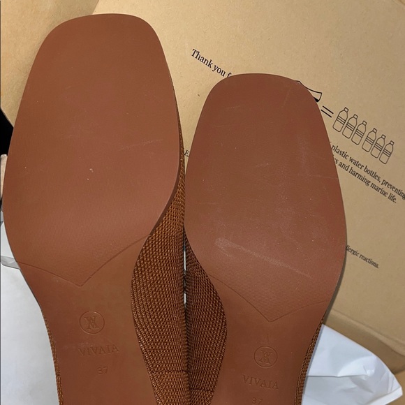 VIVAIA Square-Toe Patterned Heels - Picture 10 of 11